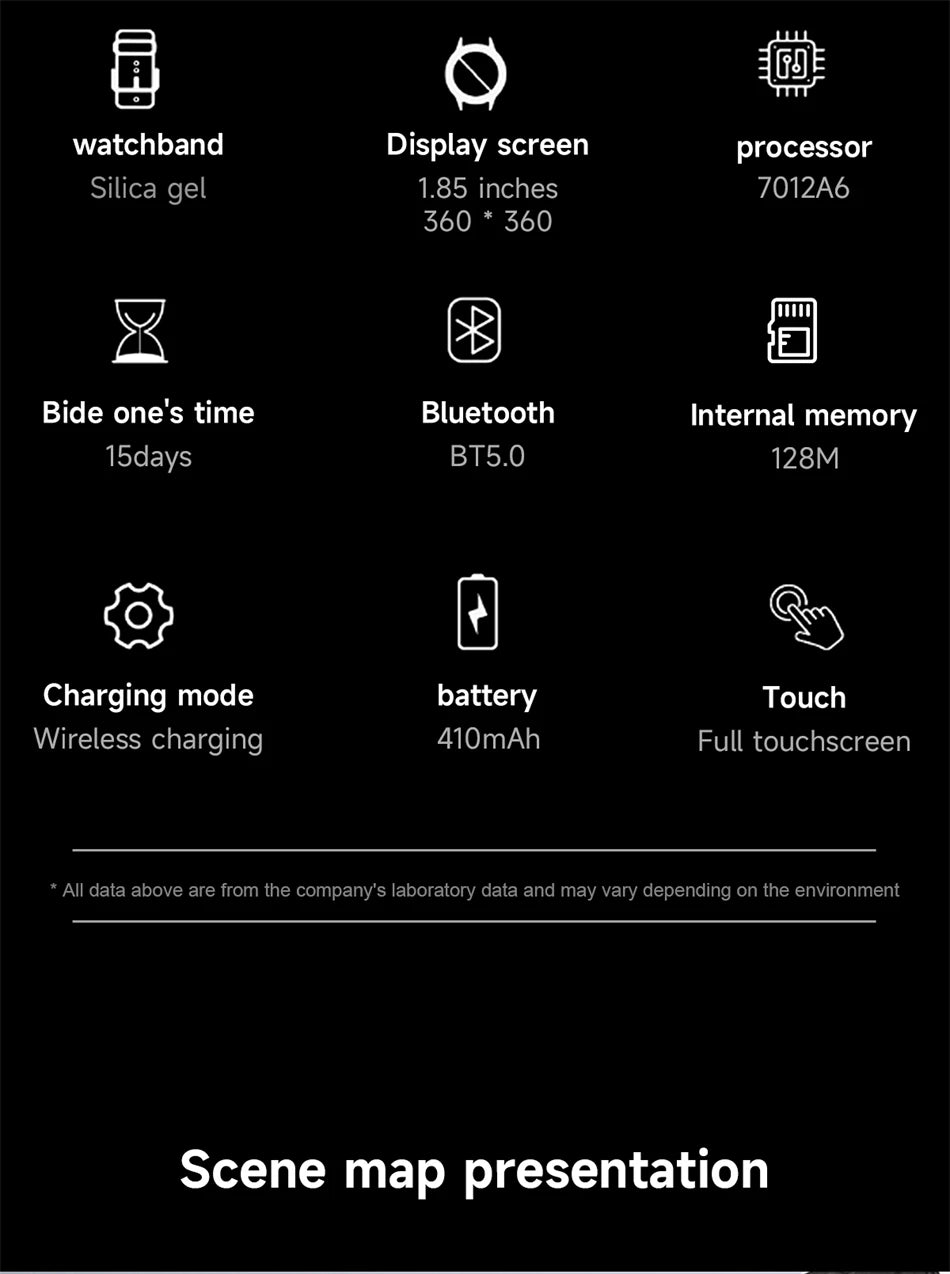 2025 New Smart Watch Men 1.85 Inch Compass 410 mAh Large Battery GPS Motion Track Bluetooth Call Health monitoring Smartwatches - Clikcy