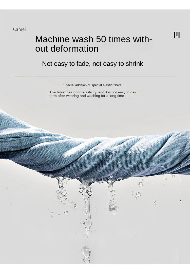 Heavyweight round neck pure cotton short sleeved t-shirt loose solid color white t men's and women's bottom shirt solid color - Clikcy