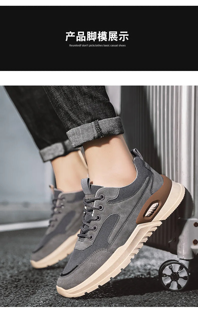 2024summer Fashion Men Sneakers Spring All-match Casual Shoes Outdoor Running Increase Platform Shoes Sapatos Formais Masculinos - Clikcy