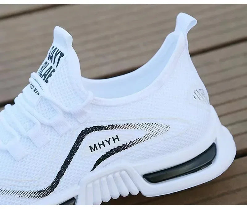 Men Shoes Slip on Fashion Sneakers Male Sport Running Shoes Breathable Gym Training Walking Tennis Shoes Non Slip Workout Flats - Clikcy