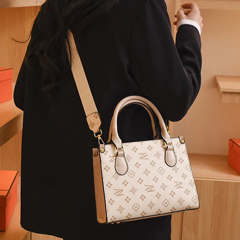 New Women bag Shoulder bag Handbag for women 2025 Crossbody bag pattern PU Portable bucket bag ladies messenger bag - Clikcy