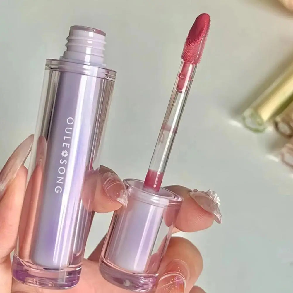 8 Colors Ice Tea Mirror Lip Glaze High Gloss Moisturizing Sexy Red Lip Tint Lipstick Hydrating Long Lasting Lip Gloss Lip Makeup - Clikcy