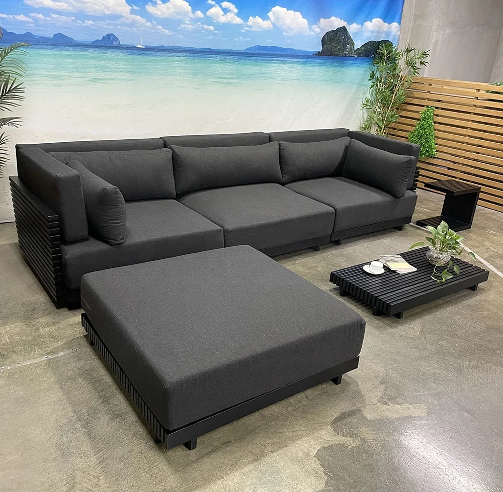 Luxury Outdoor Large Patio Furniture Set Aluminum Furniture Patio Garden Hotel Sets Sofas Sectionals - Clikcy