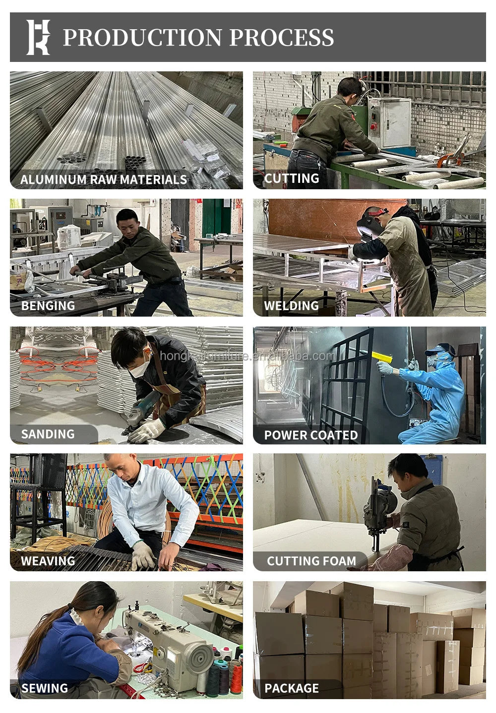 Luxury Outdoor Large Patio Furniture Set Aluminum Furniture Patio Garden Hotel Sets Sofas Sectionals - Clikcy