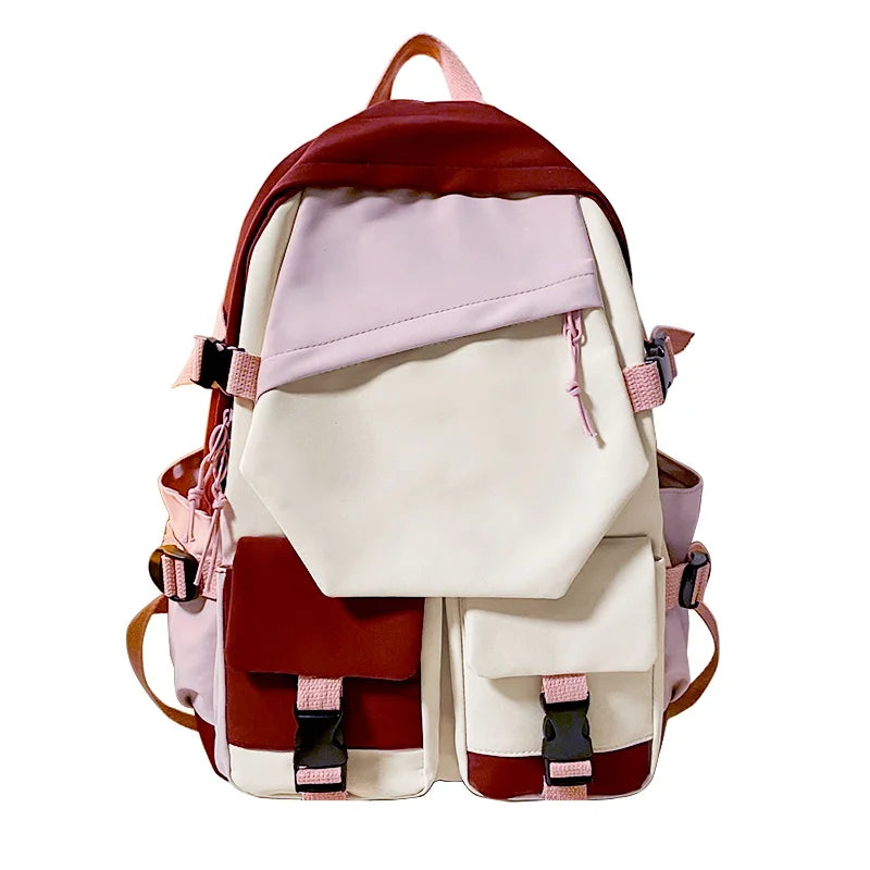 Daily Fashion Mochilas Korean School Backpack for College Students Bagpack Kpop Bookbag Teenager Casual Schoolbags Sac A Dos - Clikcy