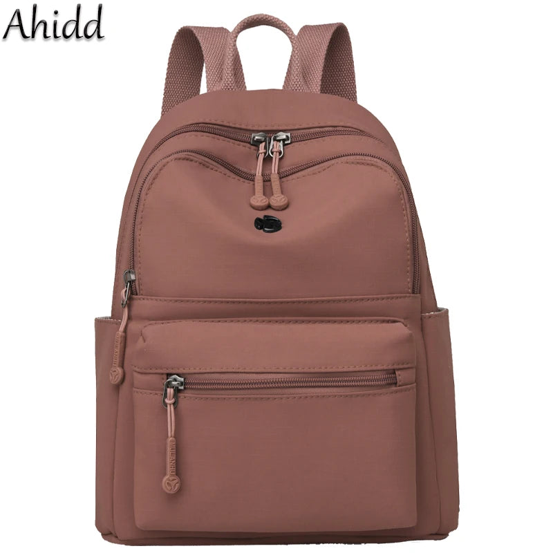 Casual Multi Pockets Backpacks for Women Waterproof Nylon Daypack Women Lightweight Back Pack Ladies Large Capacity Travel Bags - Clikcy