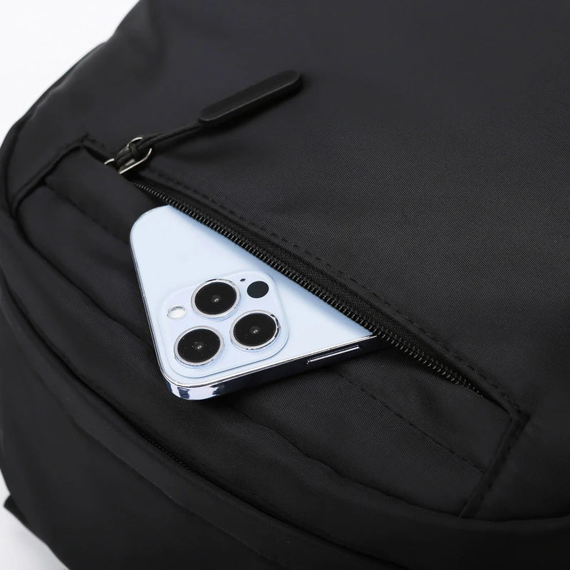 1 14 Inch Large Capacity Leisure Schoolbag Sports Simple Men And Women Universal Computer Backpack With Pendant - Clikcy