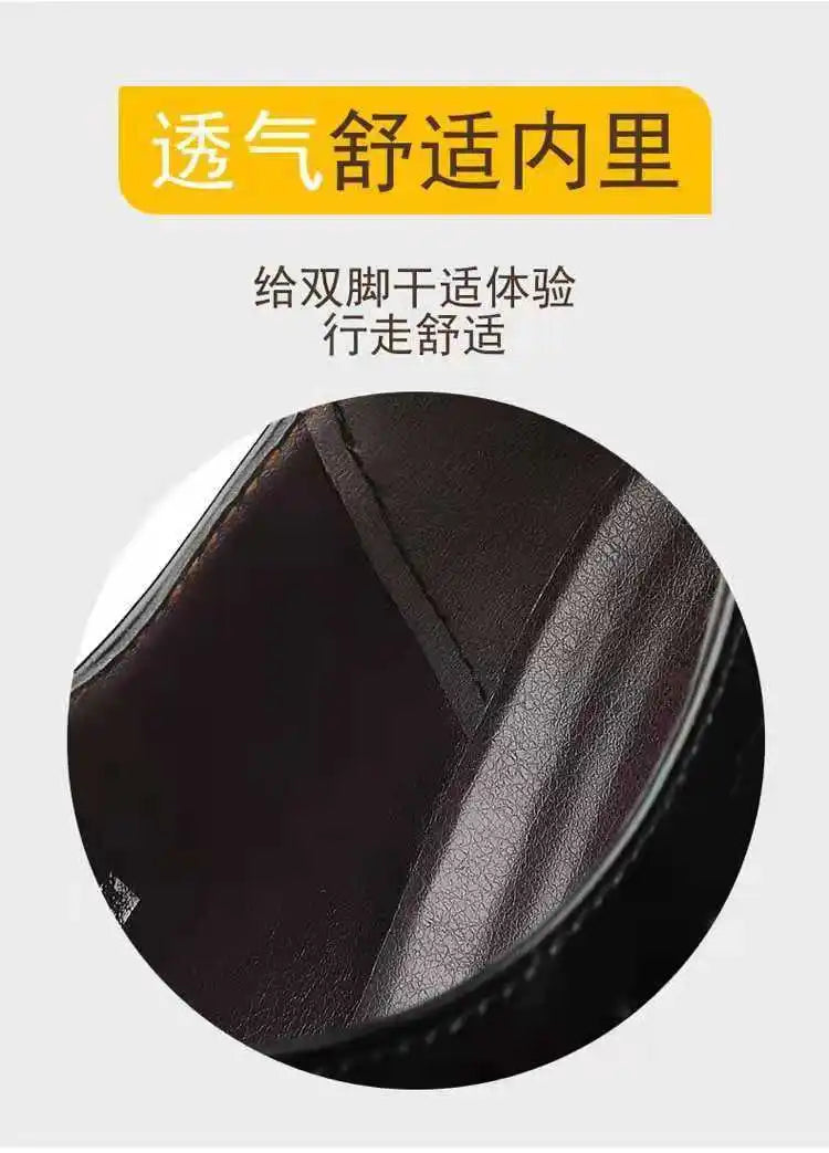 Men's Classic Retro Brogue Shoes Mens Lace-Up Business Leather Shoes Dress Office Flats Men Wedding Party Oxfords Work Footwear