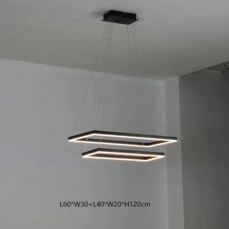 Living room pendant lamp 2024 new simple modern atmosphere hall main lamp Nordic creative designer restaurant lamp - Clikcy