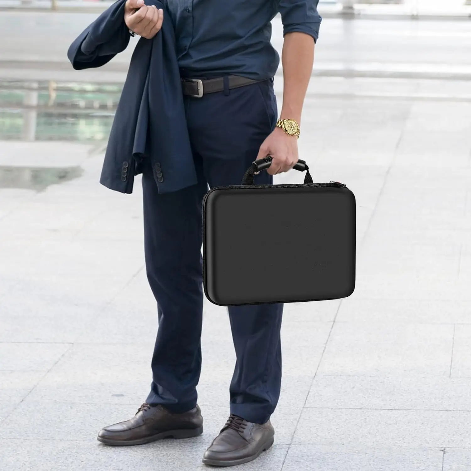 Watch  Case Box,10 Slots Men Women Display Box Stand Roll for All Wristwatches, Digital Sports, Smartwatches 42mm (case only) - Clikcy