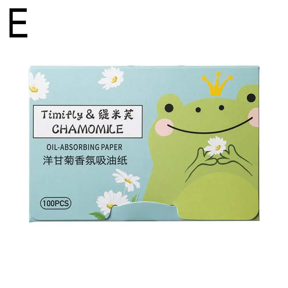 100Pcs new Face Oil Blotting Paper Protable Matting Face Wipes Facial Cleanser Oil Control Oil-absorbing Face Cleaning Tools - Clikcy