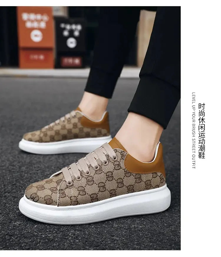 Canvas shoes, spring new men's shoes, student flat casual board shoes, trendy and versatile men's shoes, men's shoes - Clikcy