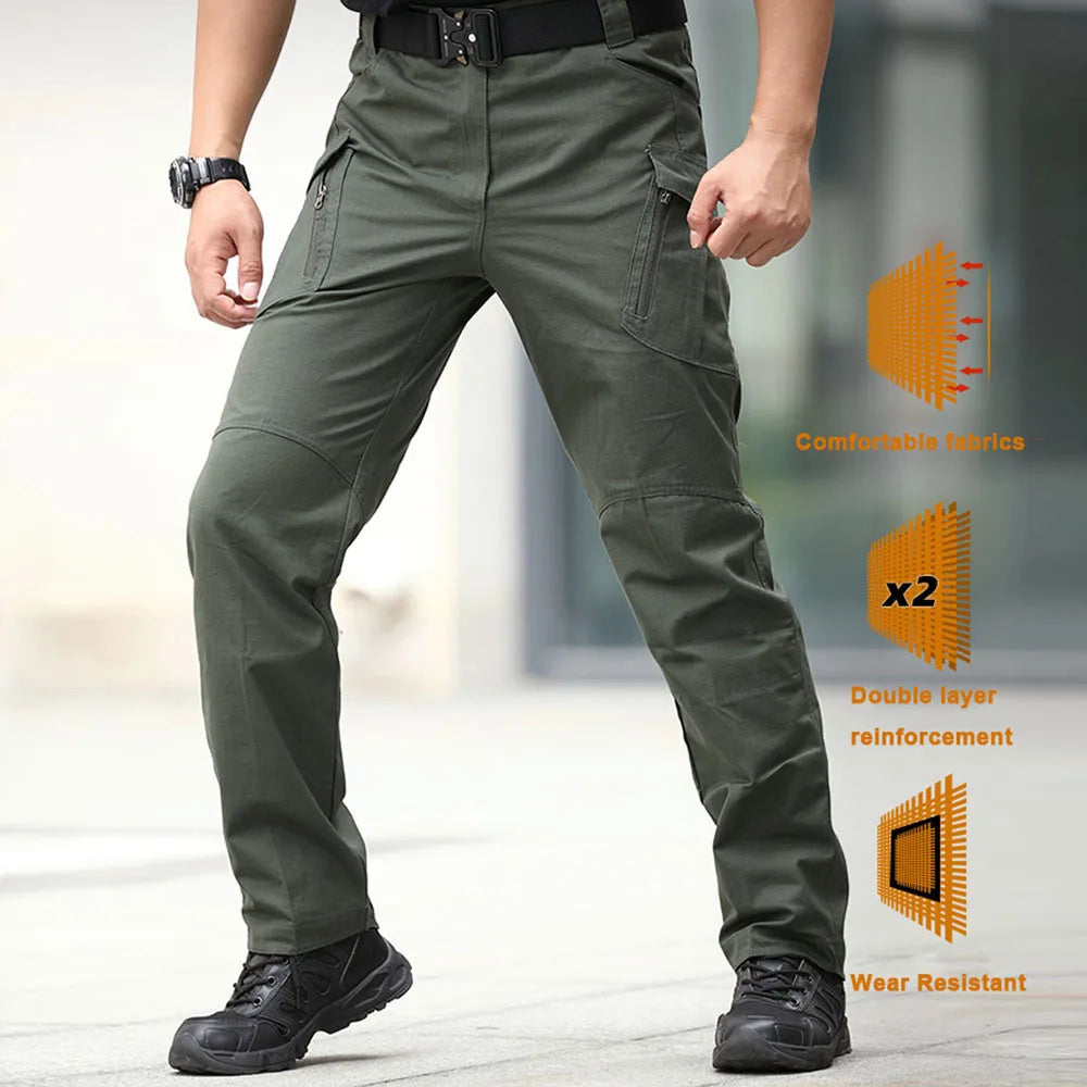 City Tactical Cargo Pants Classic Outdoor Hiking Trekking Army Tactical Joggers Pant Camouflage Military Multi Pocket Trousers - Clikcy