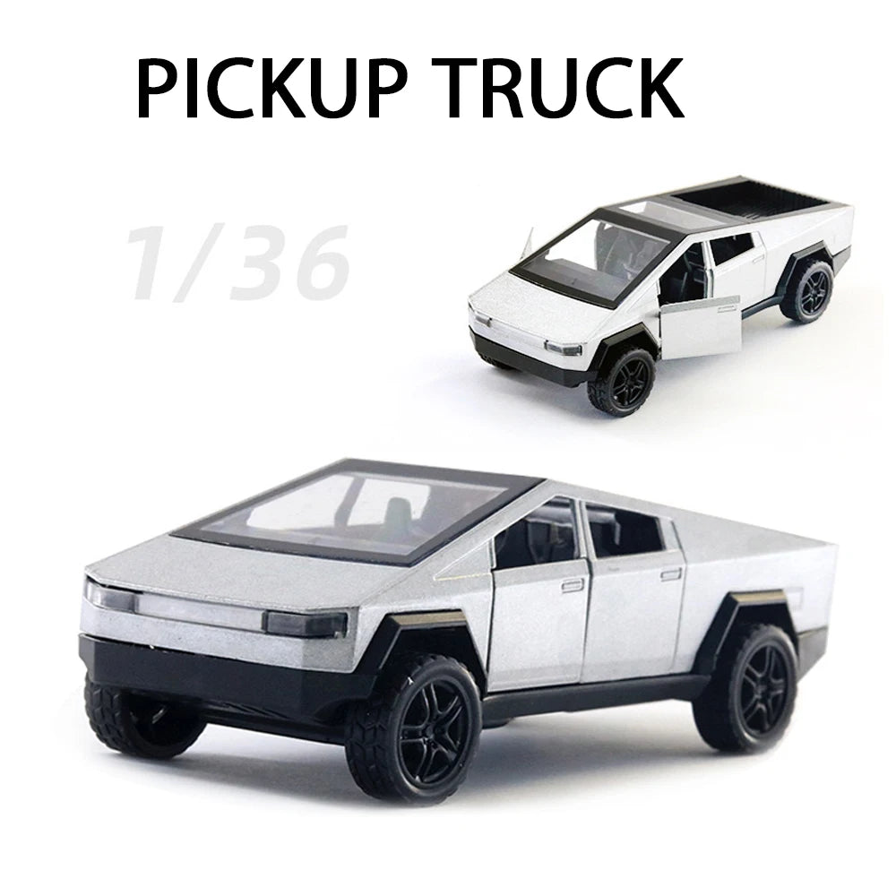 1:36 Collection Truck Alloy Simulation Toy Car Metal Model Diecasts Vehicles Pickup Car Decoration Kid Boys Toys Christmas Gifts - Clikcy