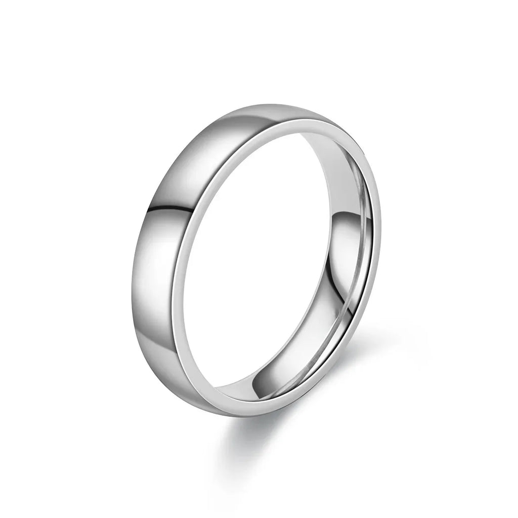 Gold Plated Ring Colour Fashion Women's Simple Couple's Wedding Ring Engagement Jewellery Gift - Clikcy
