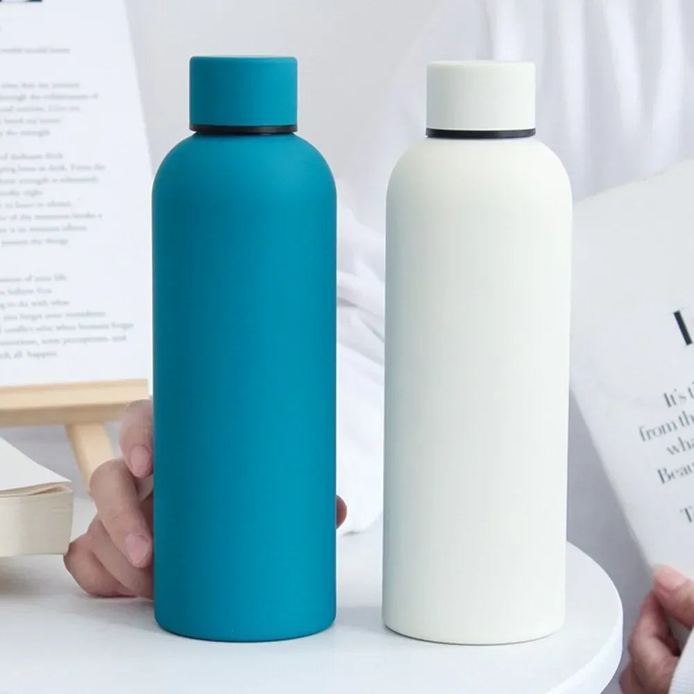 1000ML Double-Wall Stainless Steel Leak-proof Thermal Vacuum Flask Insulated Water Bottle Sports Coffee Straight Body Cup - Clikcy