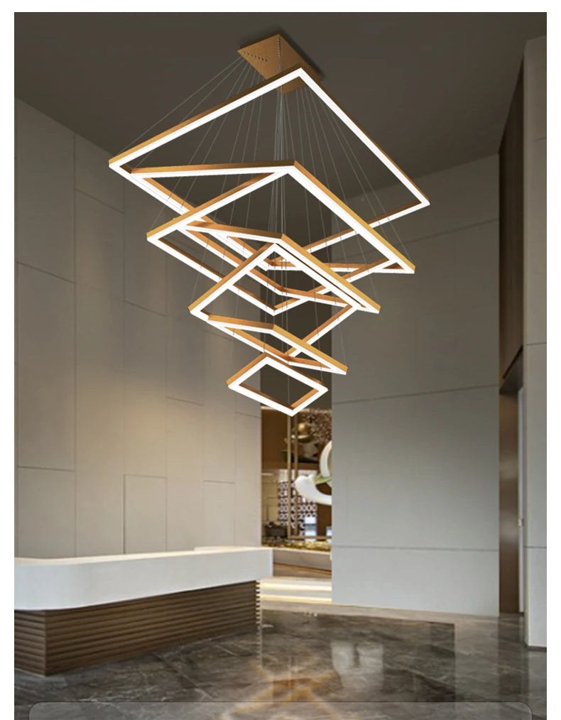 Living room pendant lamp 2024 new simple modern atmosphere hall main lamp Nordic creative designer restaurant lamp - Clikcy