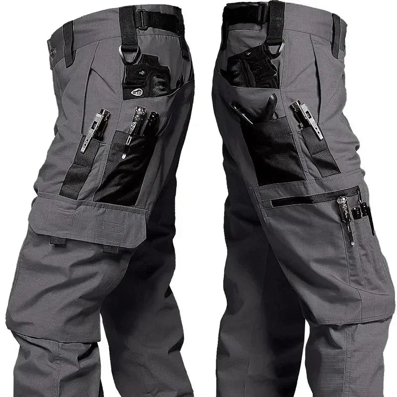New Tactical Work Pants Men Outdoor Cargo Trousers Multi-pocket Waterproof Pant Autumn Spring Outdoor Workwear Hiking Trousers - Clikcy