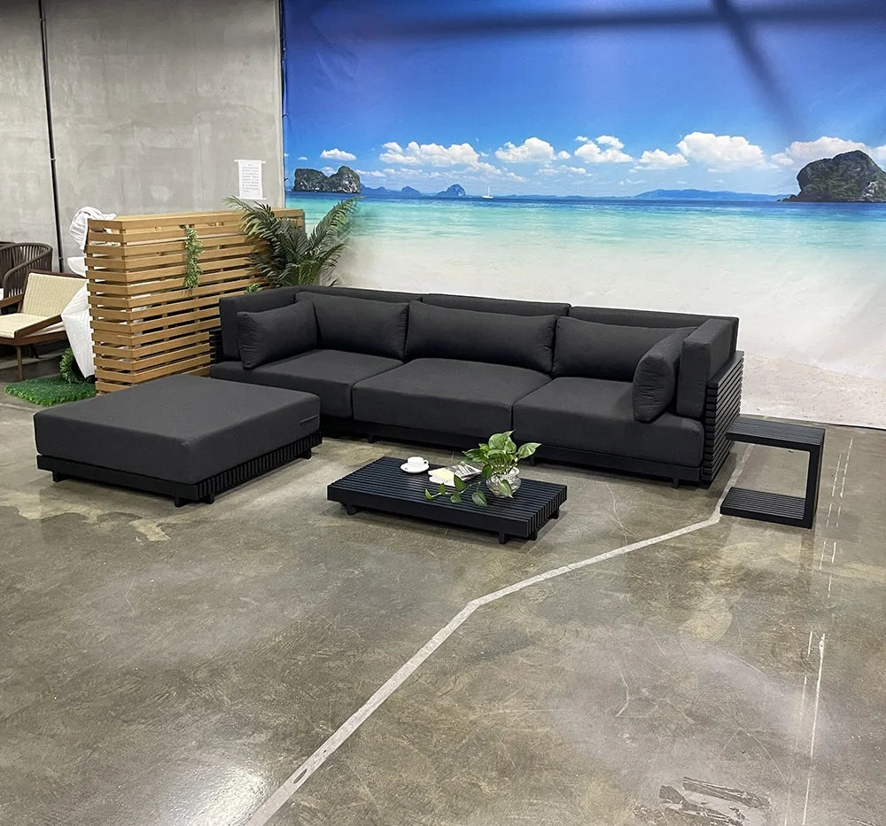 Luxury Outdoor Large Patio Furniture Set Aluminum Furniture Patio Garden Hotel Sets Sofas Sectionals - Clikcy