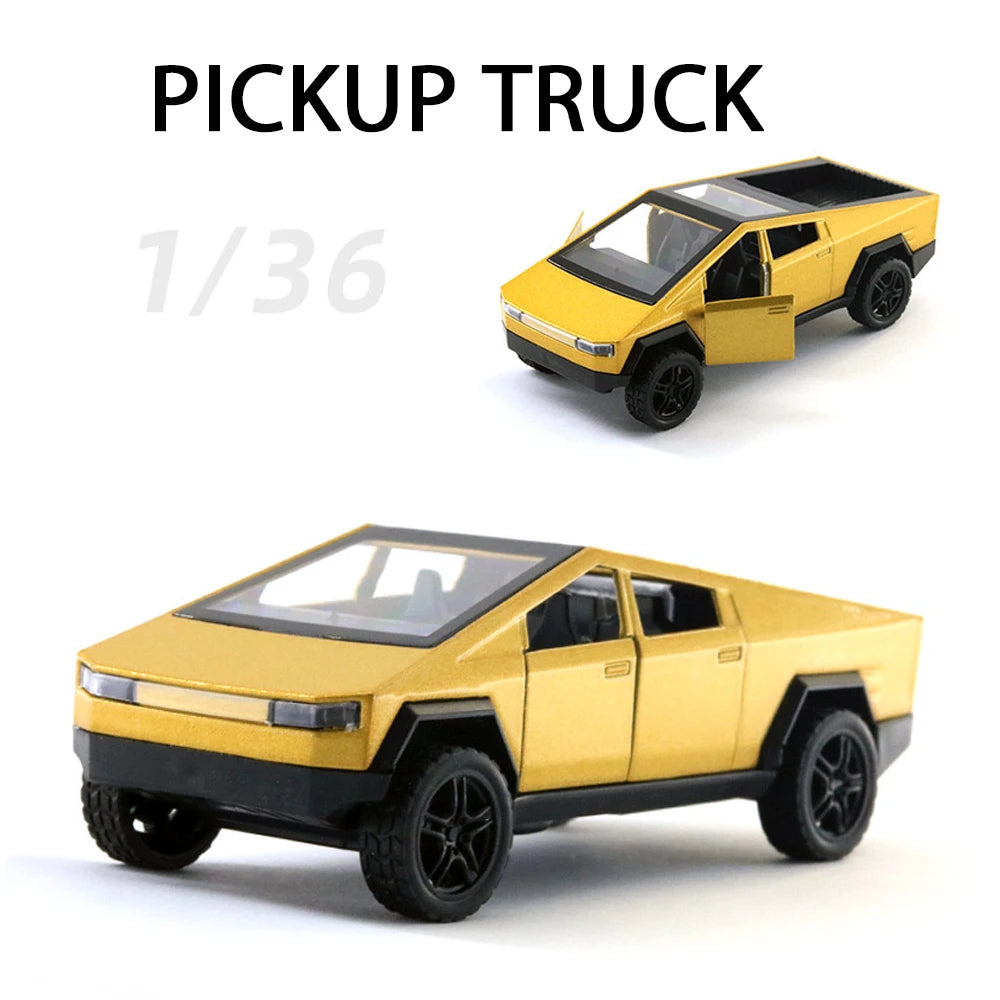 1:36 Collection Truck Alloy Simulation Toy Car Metal Model Diecasts Vehicles Pickup Car Decoration Kid Boys Toys Christmas Gifts - Clikcy