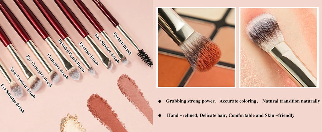 BEILI Professional Makeup Brushes 9/15/30Pcs for Foundation Contour Eyeshadow Blending Synthetic Hair Cosmetics Brush Set - Clikcy