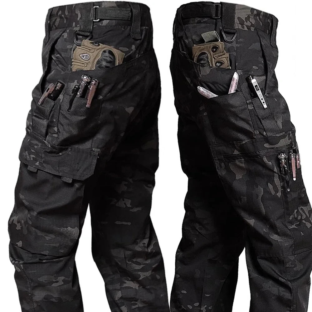 Tactical Pants Men Waterproof Waterproof pants men Combat Trousers Outdoor Multi-pocket Wear-resistant Cargo Pant - Clikcy