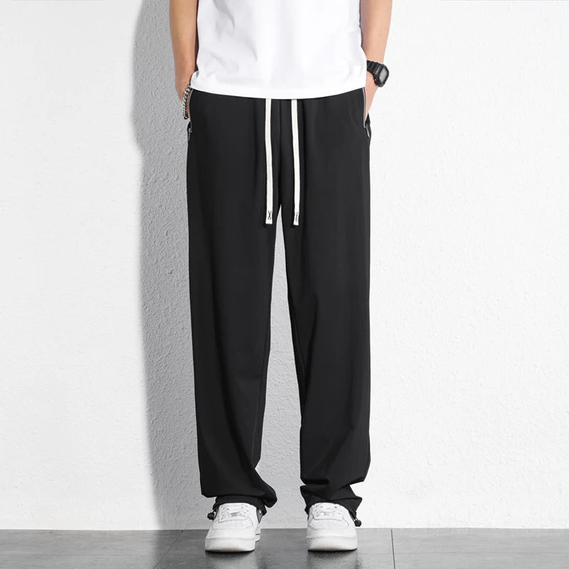 Tall Clothes Men's Pants Extra Long Length Summer Trouser Male Ice Silk Sport Inseam 36 190 Cm 120 115 Leg 110 120cm 115cm 105 - Clikcy