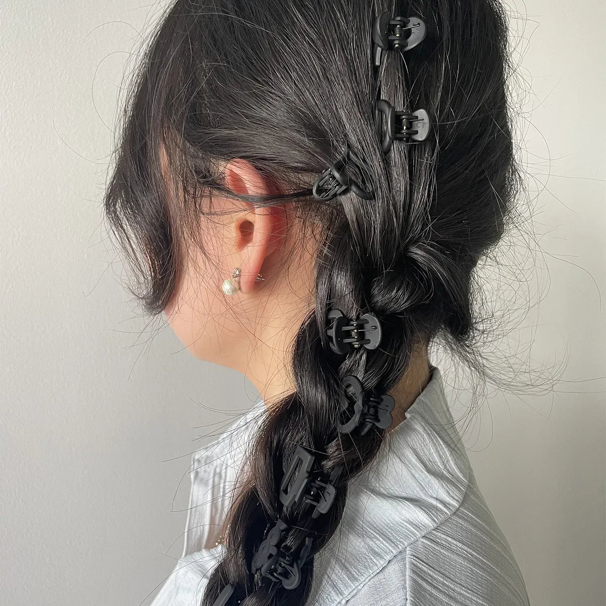 8/6Pcs/set Black Hair Claws Elegant Acrylic Hair Clip Hairpins Barrette Crab Claw Clip Headwear For Women Girls Hair Accessories - Clikcy