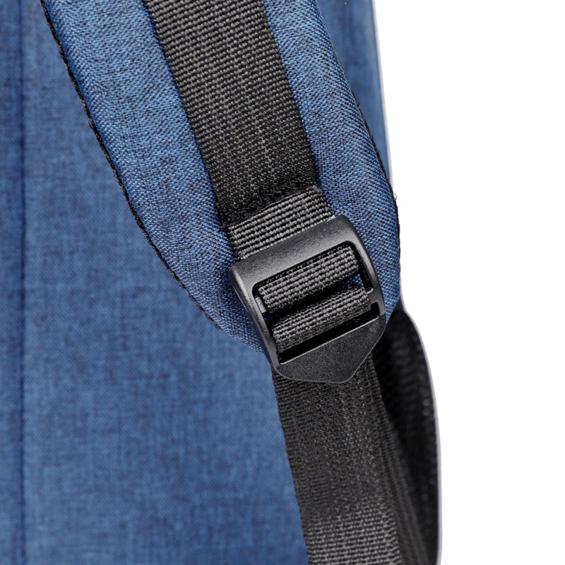 Ins Korean Version of Solid Color Simple Fashion Backpack Men's New Male and Female Leisure Middle School Backpack Tide - Clikcy