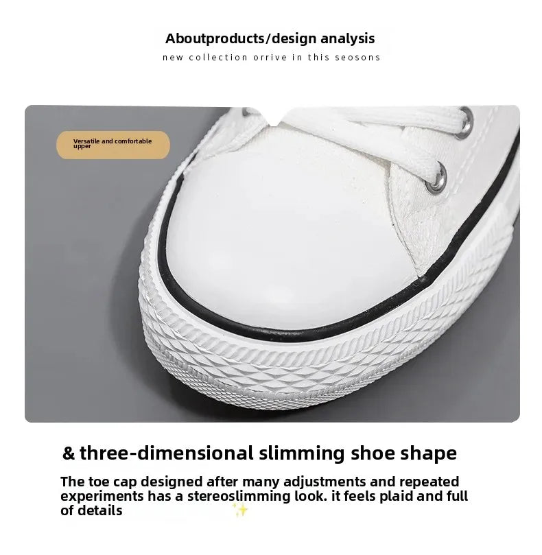 Men's All-Black Low-Top Canvas Shoes Spring Casual Sports Flat Bottom Couple's Sulfurization Flats Unisex Slip-On Sneakers