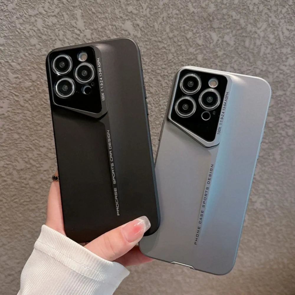 16 ProMax Plus Ultra Thin Matte PC Phone Case for iPhone 15 ProMax 14 15 16 Pro Max 15pro Full Lens Protective Hard Bumper Cover - Clikcy