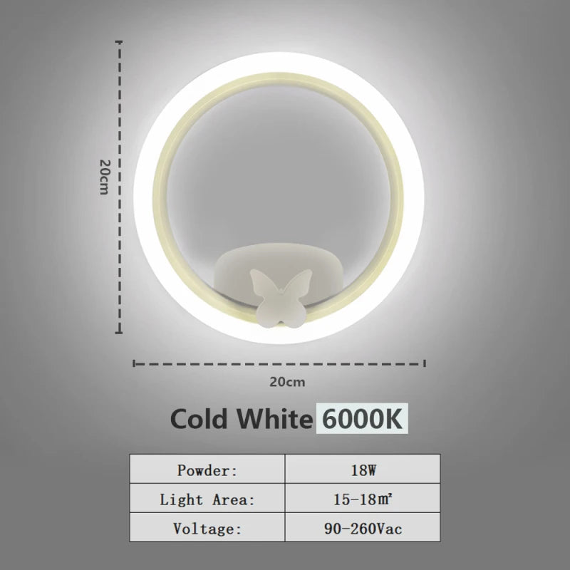 Modern 18W Acrylic LED Wall Light Fixture Corridor Wall Sconce for Living Room Interior Bedroom Decoration  LED Wall Light Lamp - Clikcy