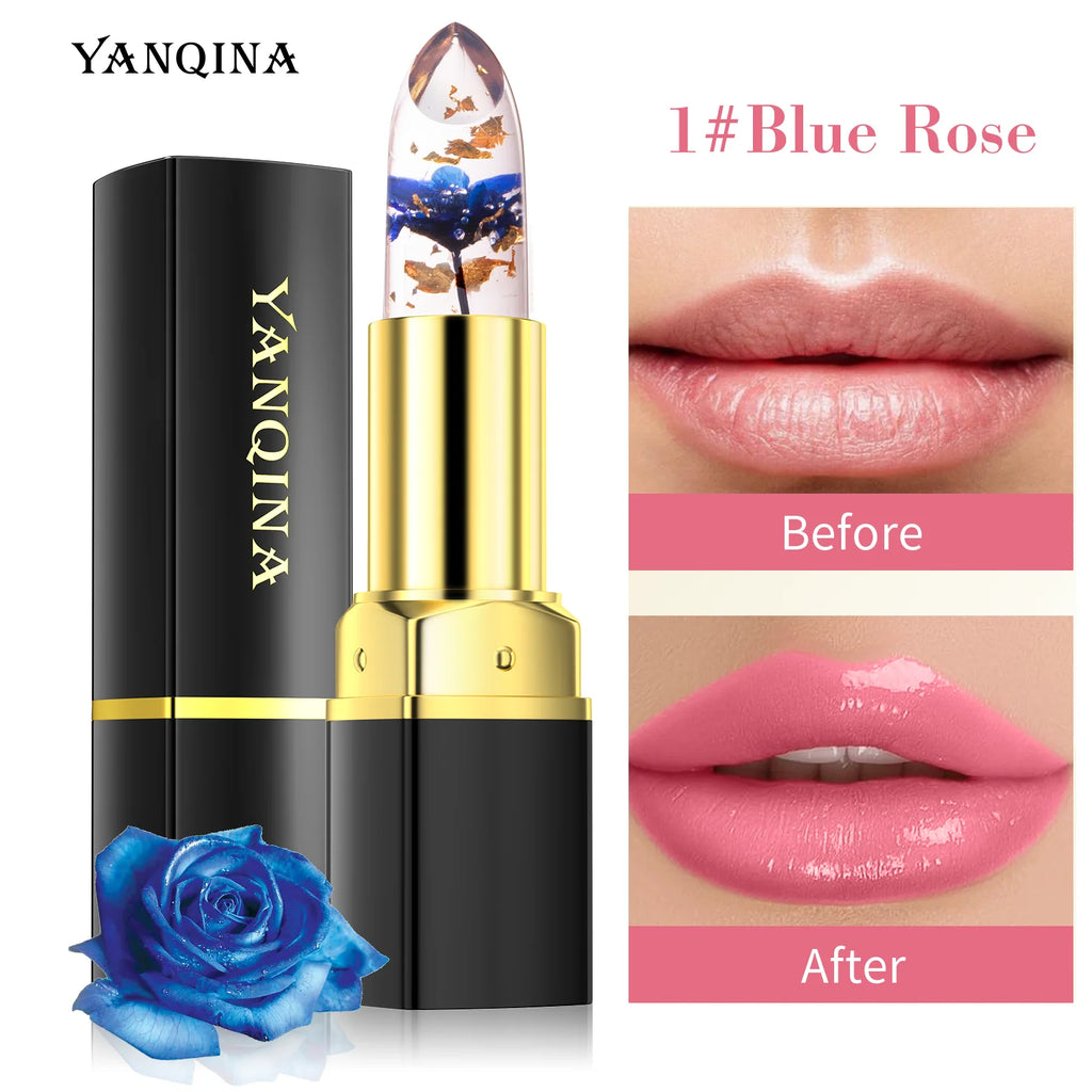 1PC Color Changing Lipstick Long Lasting  Jelly Lipsticks Lip Balm Moisturizing Makeup Lip Plumper Lip Tint Cosmetics For Women - Clikcy