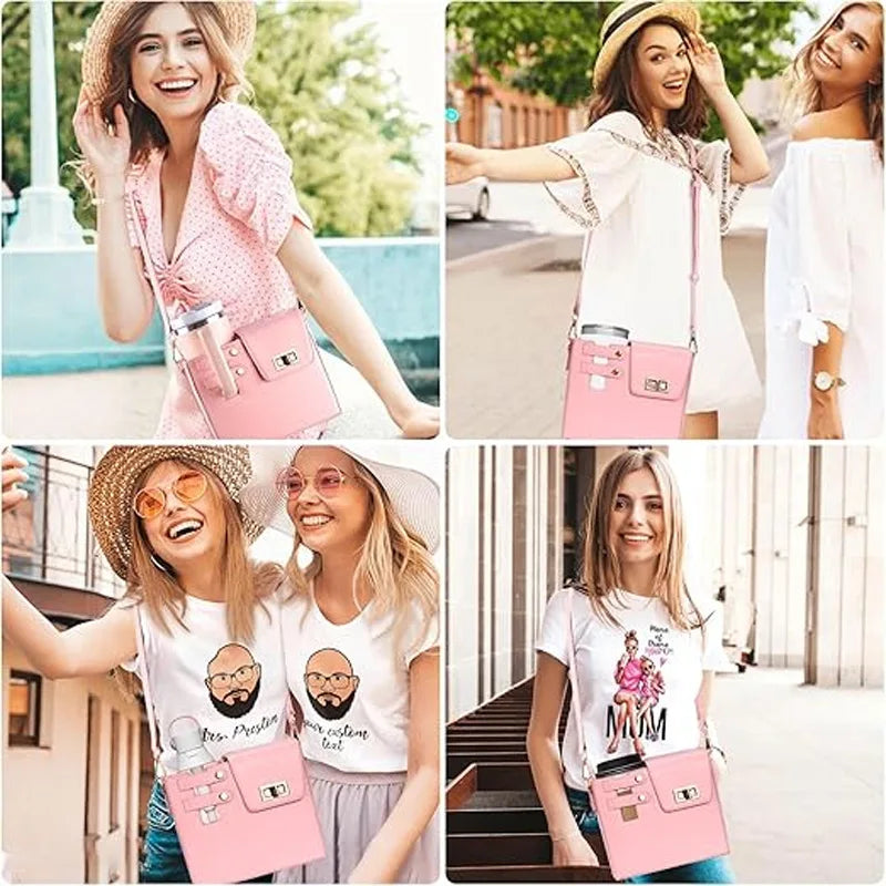 out-door water Bottle Bag protecting case Strap style bag storage organizer For Stanley tumbler Quencher coffee Cup Sleeve Pouch - Clikcy