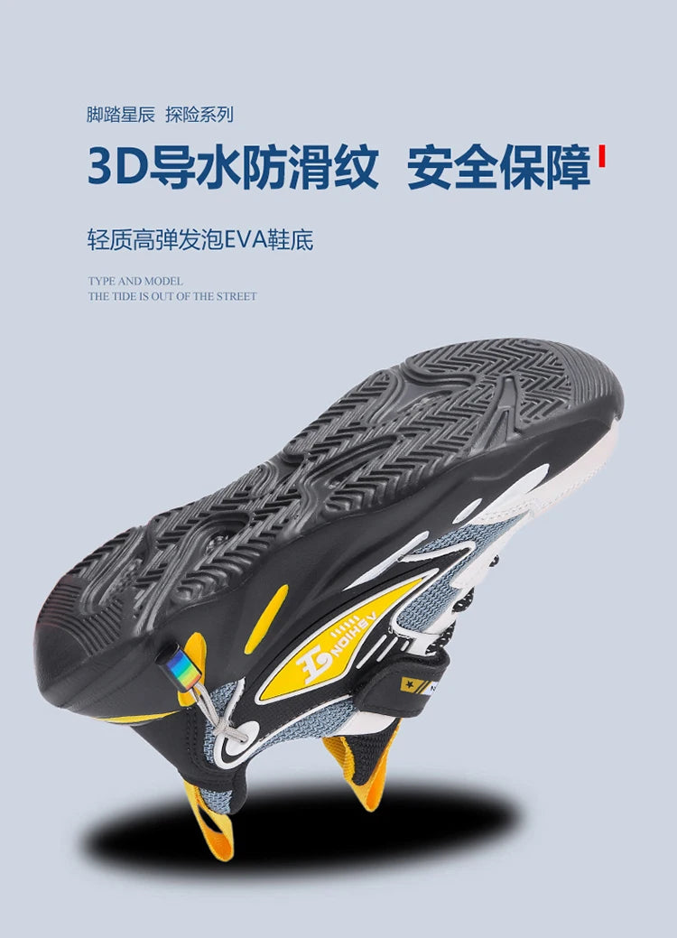 Kids' Sneakers Children Casual Sports Shoes for Boys Breathable Summer Mesh Kids Hook&Loop Students Girls School Running Shoes - Clikcy