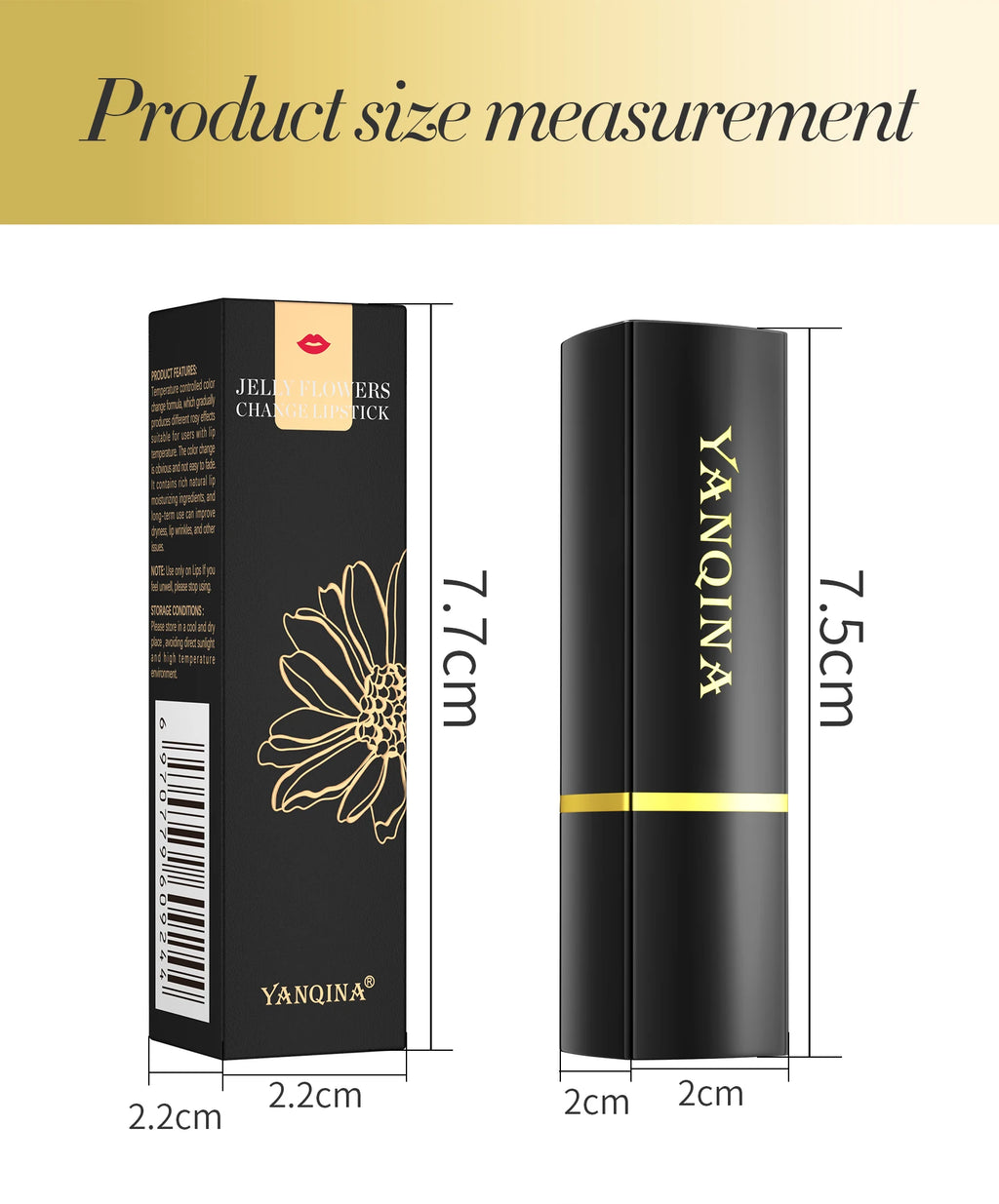 1PC Color Changing Lipstick Long Lasting  Jelly Lipsticks Lip Balm Moisturizing Makeup Lip Plumper Lip Tint Cosmetics For Women - Clikcy