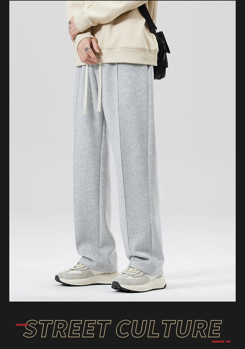 CAAYU Men's Jogger Sweatpants Fashion Hip Hop Japanese Streetwear Drawstring Casual Baggy Trousers Sports Loose Gray Pants Mens - Clikcy