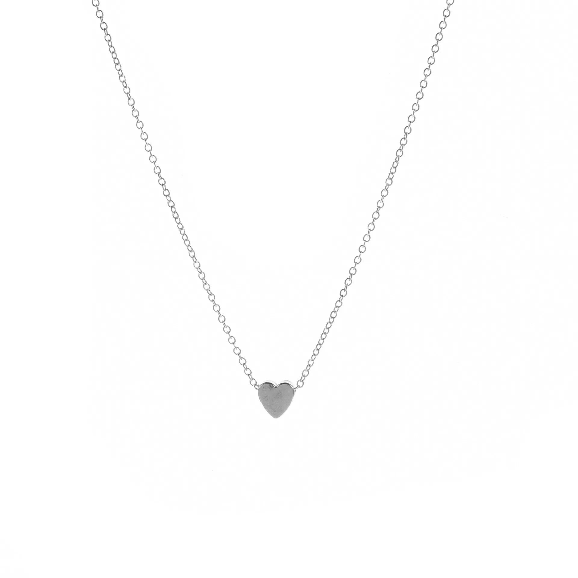 2024 Korean Fashion Heart Shape Necklaces For Women Simple Style Love Alloy Pendant Chains Choker Vinatge Cheap Trending Jewelry - Clikcy