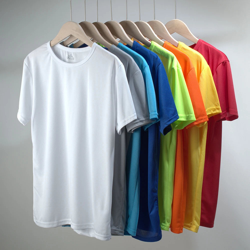 Women's Quick Dry Sports Tops T-shirts Quick Dry Loose Fit Running Walking Tees Fitness GYM Short Sleeve Tshirt Mens Jersey New - Clikcy