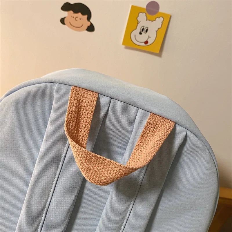 Daily Fashion Mochilas Korean School Backpack for College Students Bagpack Kpop Bookbag Teenager Casual Schoolbags Sac A Dos - Clikcy