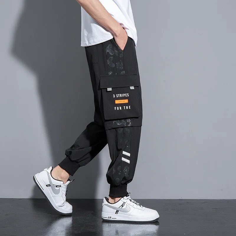 Big Size Cargo Pants Men Summer Loose Sweatpants Ice Silk Sport Jogger Trouser Male Stretch Large Plus 10XL 6xl 7xl 8xl 9xl 52 - Clikcy