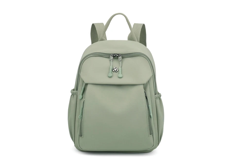 Waterproof Nylon Backpack Women Casual Simple Daypack Large Capacity Schoolbag for Girls Lightweight Back Pack Ladies Travel Bag - Clikcy
