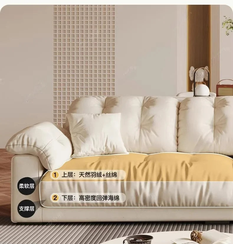 Nordic Modern Living Room Sofa Luxury Designer Fluffy Loveseat Lazy Sofa Lounge Cloud Divano Da Soggiorno Furniture Home