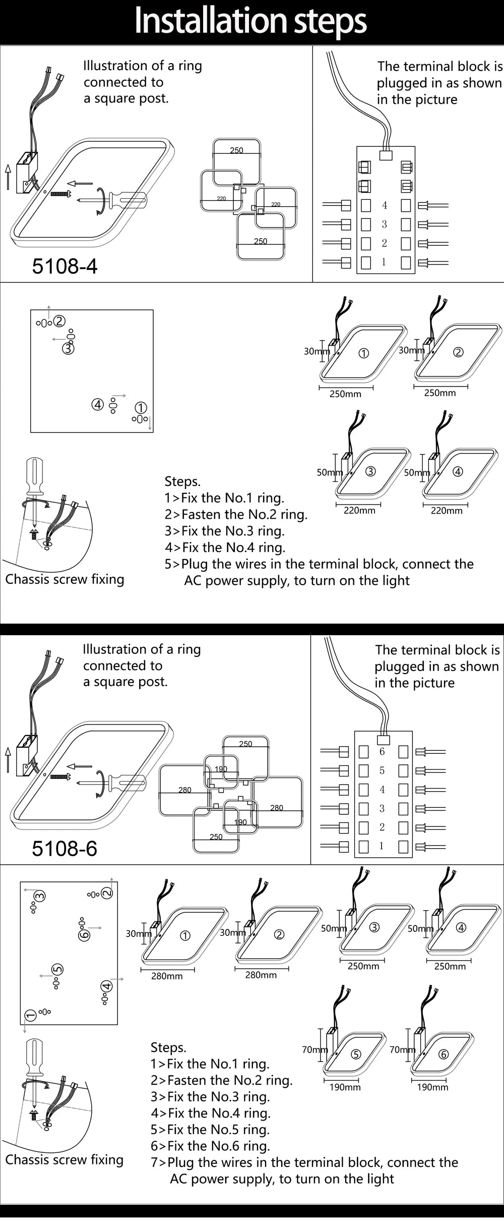 Modern LED Ceiling Light with Remote Control, Dimmable Chandelier for Living Room Bedroom, Flush Mount Lighting Fixture Indoor - Clikcy