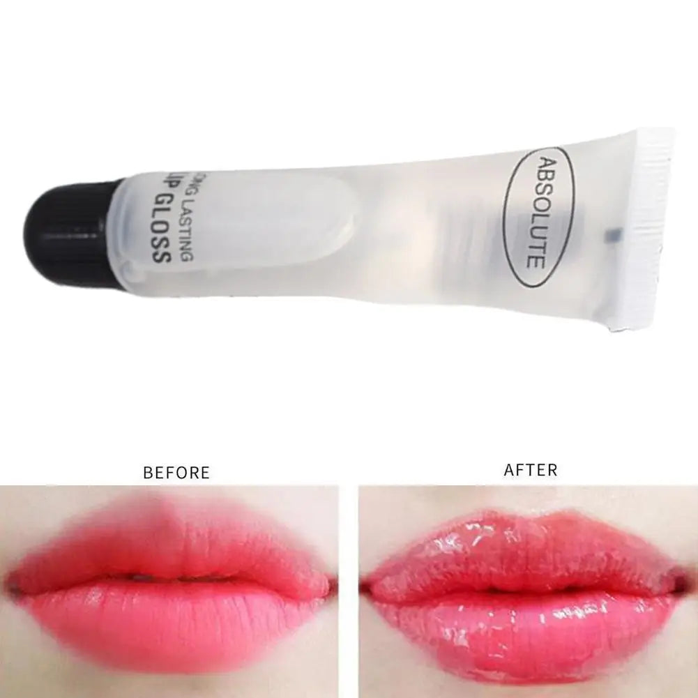 10pcs Big Lips Plumper Moisturizer Plumper Lip Gloss Long Lasting Sexy Big Lips Pump Transparent Waterproof Volume Lip Clear - Clikcy