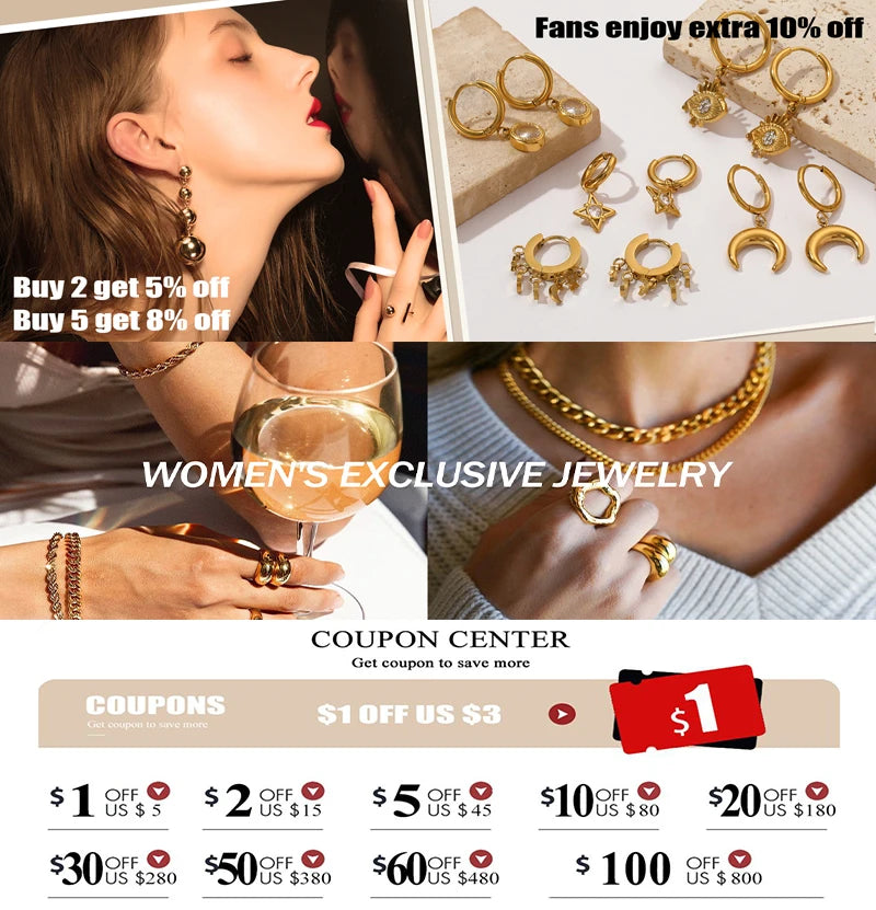 EILIECK 316L Stainless Steel Gold Color Starfish Shells Charm Bracelet For Women New Trendy Wrist Chain Jewelry Holiday Gifts - Clikcy