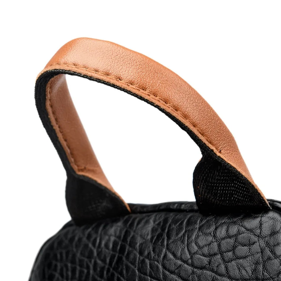 Fashion Women Backpack Designer Pu Leather Travel Back Pack Casual Shoulder Bag High Quality School Bags for Teenagers Girls Sac - Clikcy