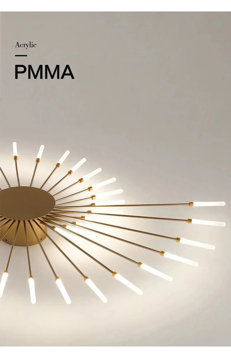 Modern Creativity Fireworks Led Ceiling Lights Living Dining Room Ceiling Chandeliers Lighting Bedroom Luster Lamps Luminaire - Clikcy