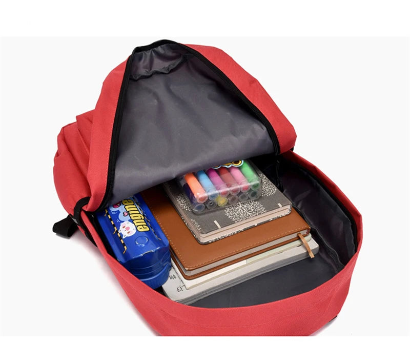 Fashion Children's Backpack Cartoon Dachshund Dog Graphic School Bag Kids Boys Girls Kindergarten Student Schoolbag Back Pack - Clikcy