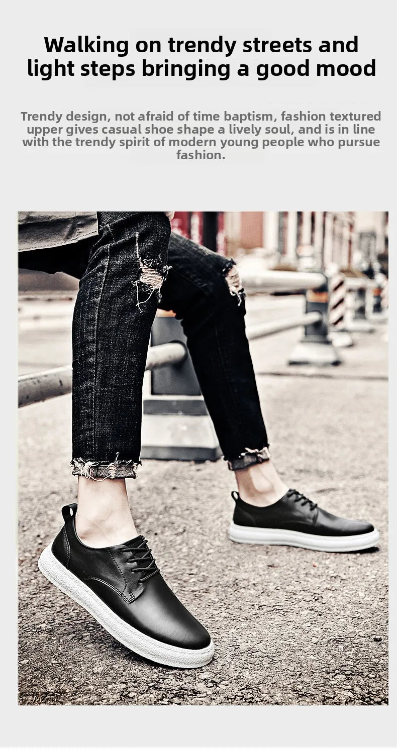 The 2025 New Men's Casual Shoes Feature A Durable and Anti-slip Upper, A Fashionable and Versatile Sole, and Are of High Quality - Clikcy